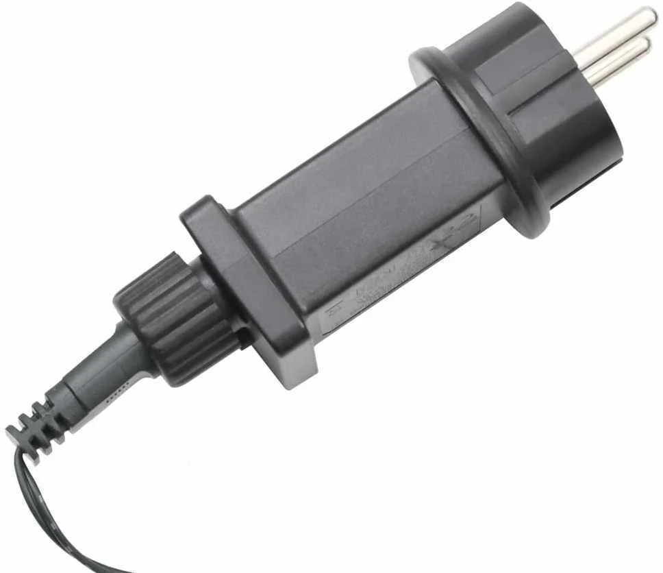 LED lempučių girlianda, 60m, PVC, 600 mėlynos spalvos LED