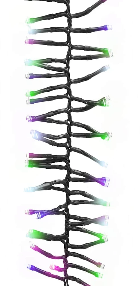 LED lempučių girlianda, PVC, 1000 pastelinių LED, tanki