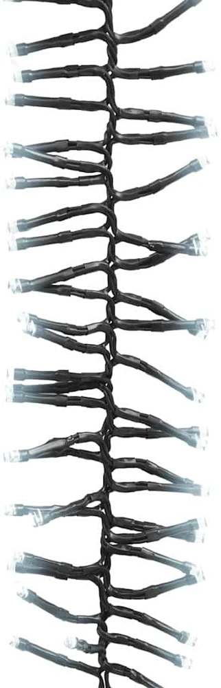 LED lempučių girlianda, PVC, 2000 šaltų baltų LED, tanki