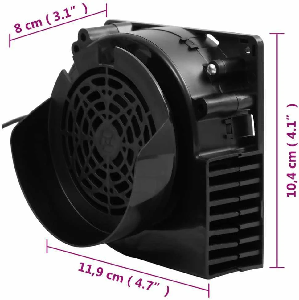 LED lempučių girlianda su 66 LED ir pūstuvu, 660cm