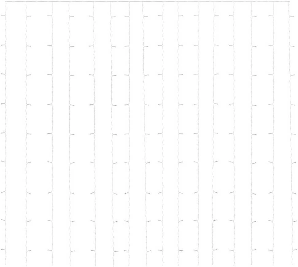 LED lempučių užuolaida, 3x3m, 300 mėlynų LED lempučių