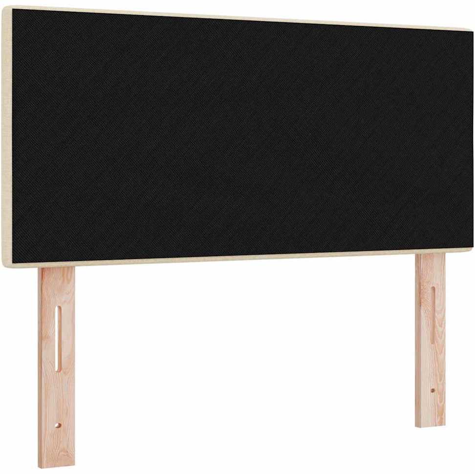 LED galvūgalis su LED juostelėmis Kreminė 80 cm audinys