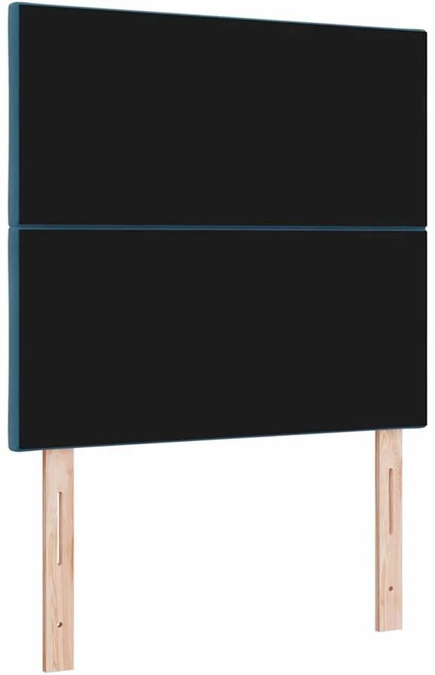 LED galvūgalis Tamsiai mėlyna 90 cm Aksomas