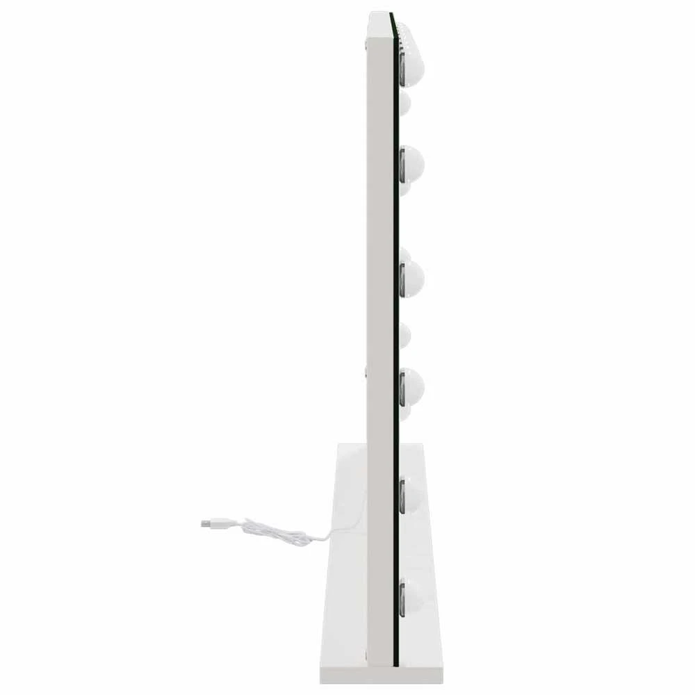 LED makiažo veidrodis Balta 80 x 10 x 52,5 cm