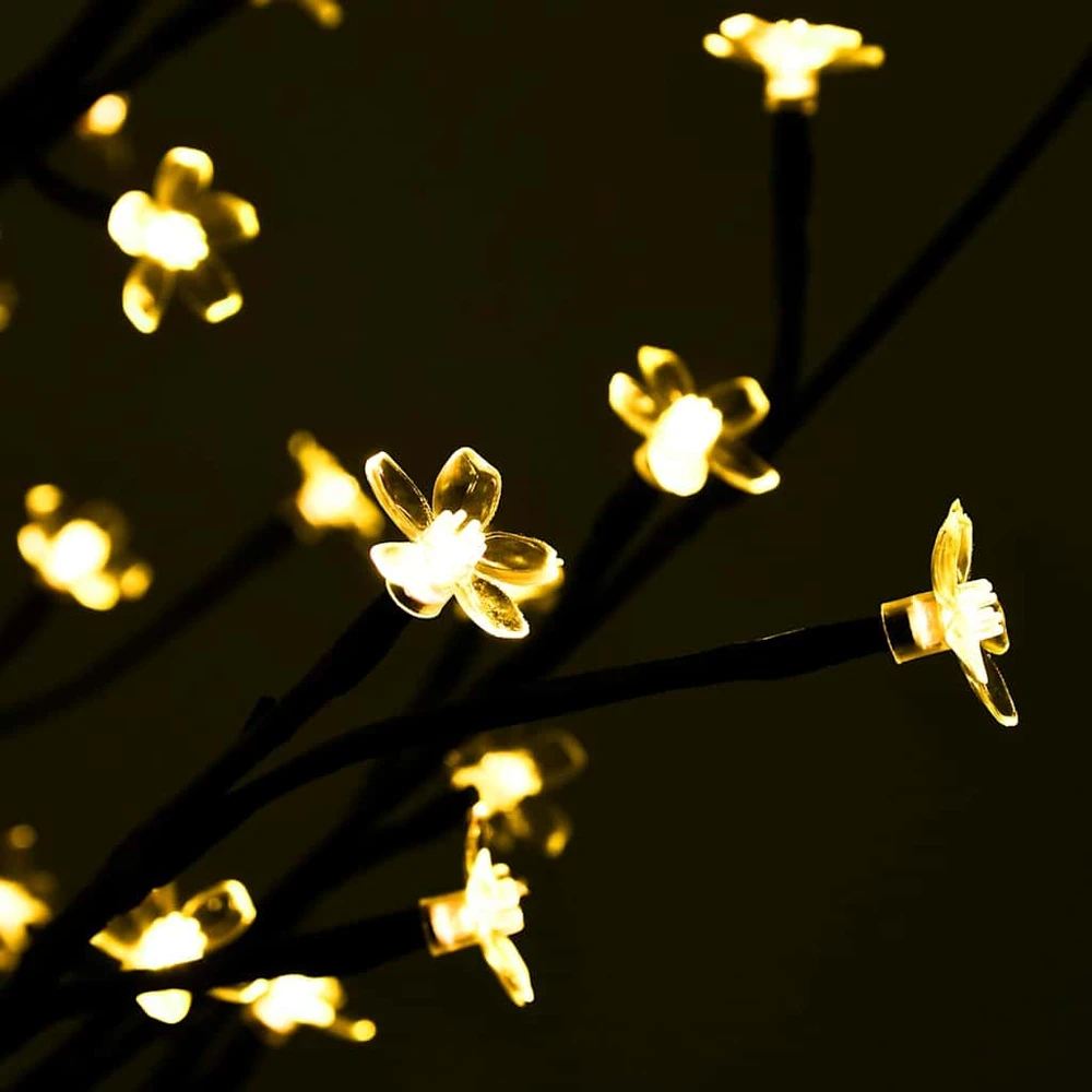 LED medis su vyšnių žiedais, 120cm, 84 šiltos baltos LED