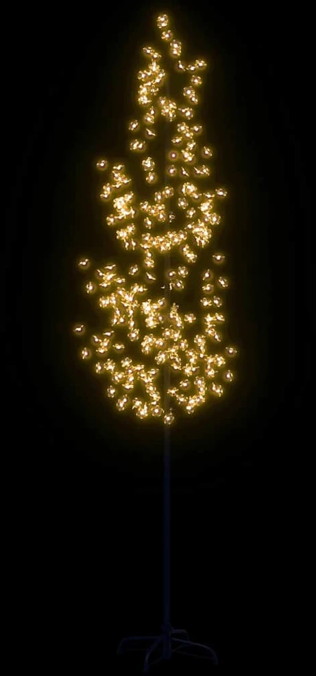 LED medis su vyšnių žiedais, 300cm, 368 šiltos baltos LED