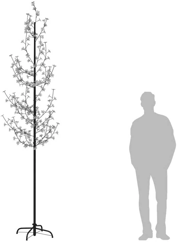 LED medis su vyšnių žiedais, 300cm, 368 šiltos baltos LED