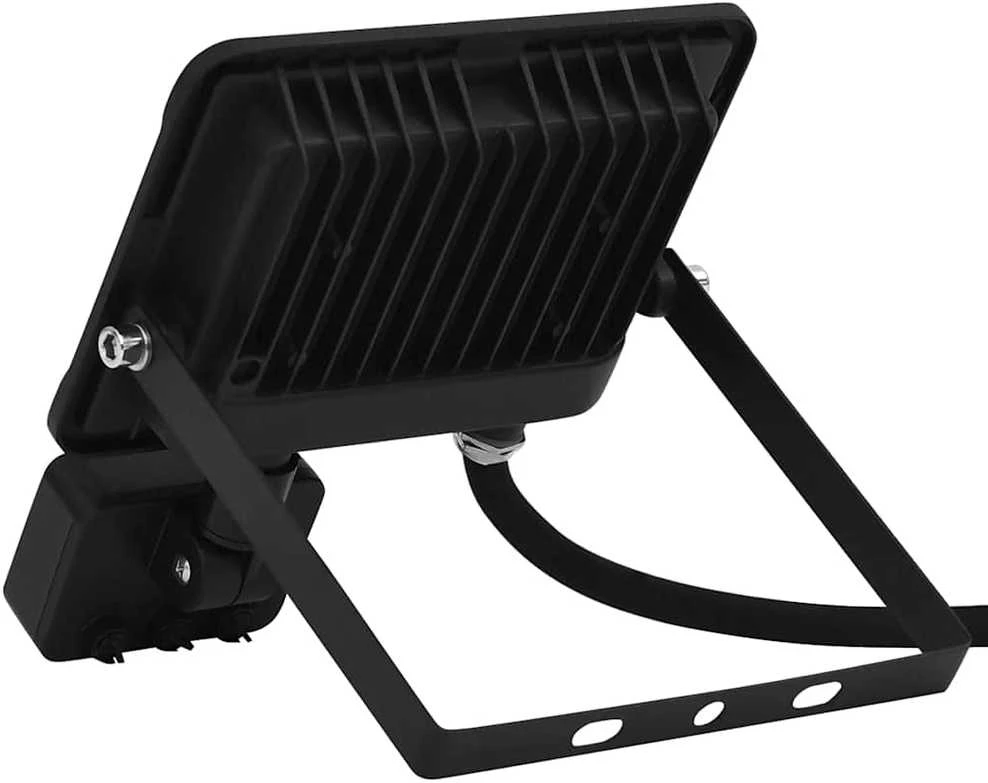 LED prožektorius su jutikliu, šiltos baltos spalvos, 30W