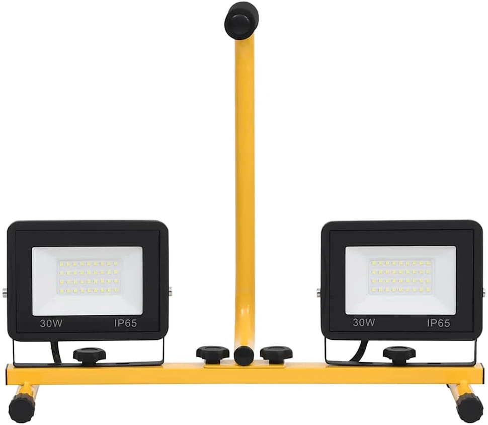 LED prožektorius su rankena, šaltos baltos spalvos, 2x30W