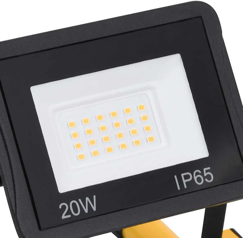 LED prožektorius su rankena, šaltos baltos spalvos, 2x20W