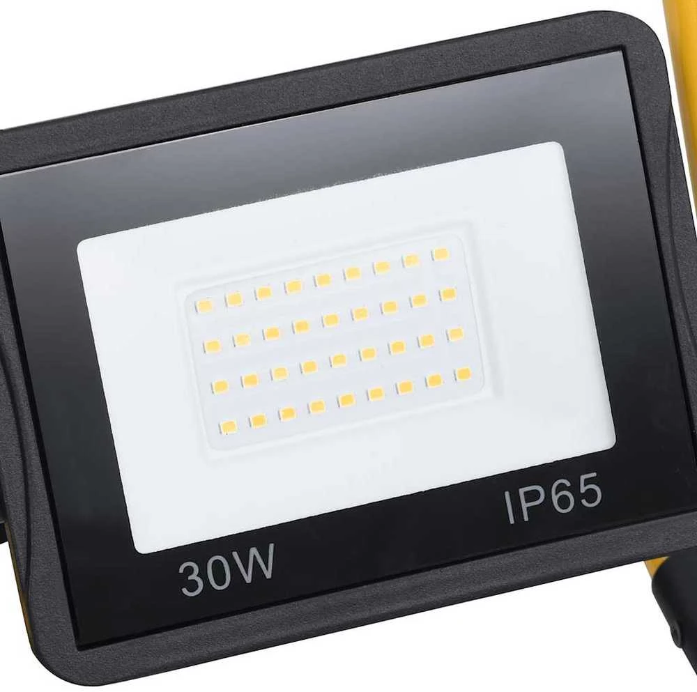 LED prožektorius su rankena, šaltos baltos spalvos, 30W