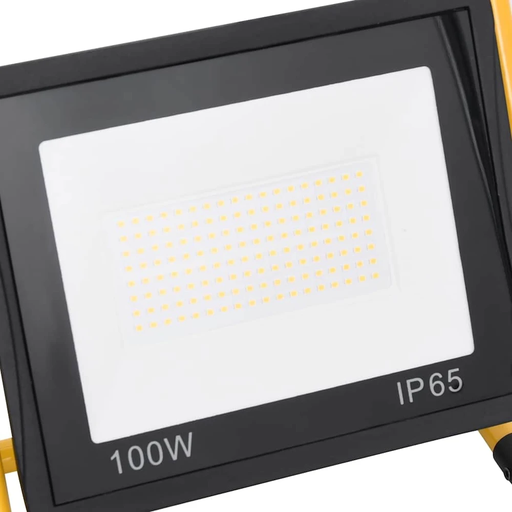 LED prožektorius su rankena, šiltos baltos spalvos, 100W