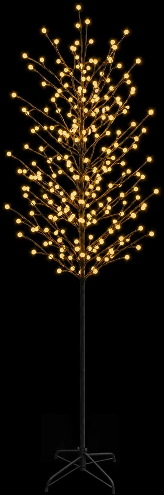 LED rutuliukų Kalėdų eglutė Juoda 240 cm Plienas 280 LED
