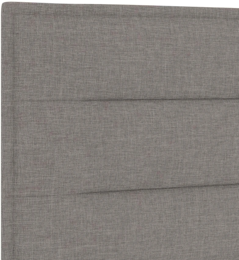 LED saugojimo lova su čiužiniu Taupe 180 x 200 cm Audinys