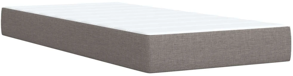 LED saugojimo lova su čiužiniu Taupe 90 x 200 cm Audinys