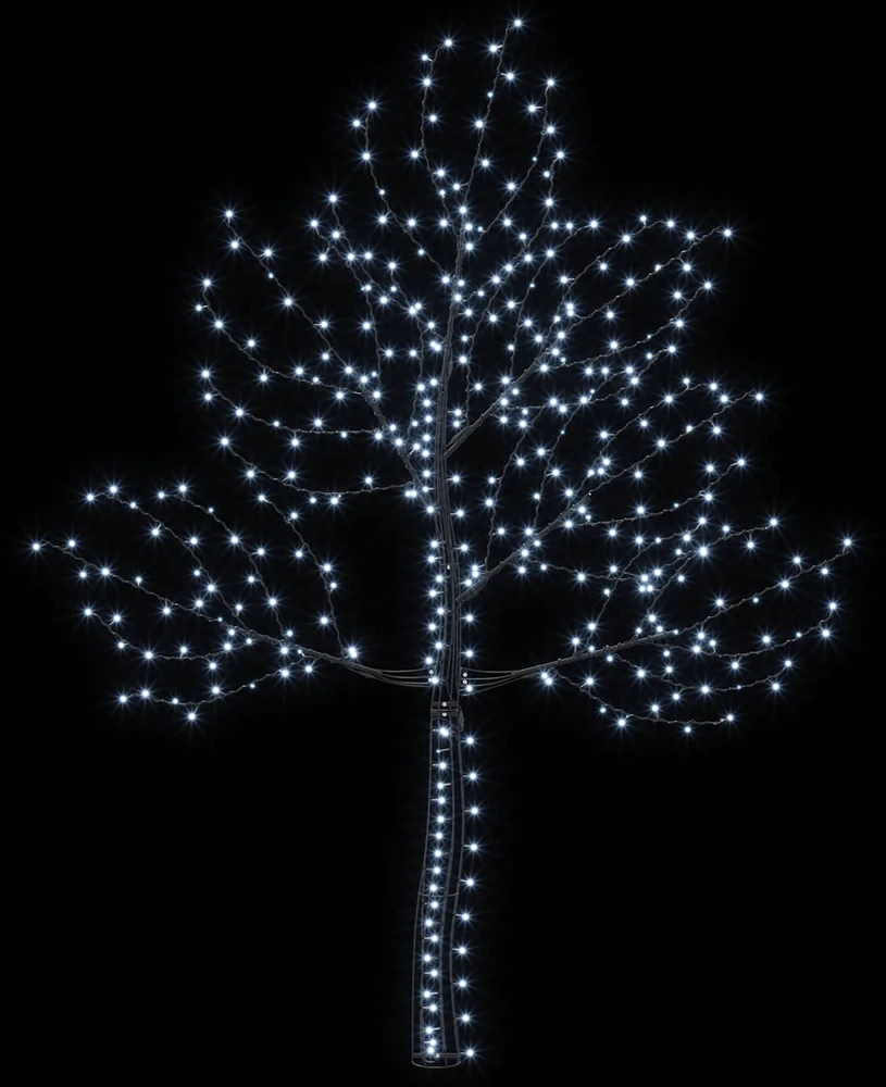 LED sieninė Kalėdų eglutė 210 cm 312 LED Šalta balta Plienas