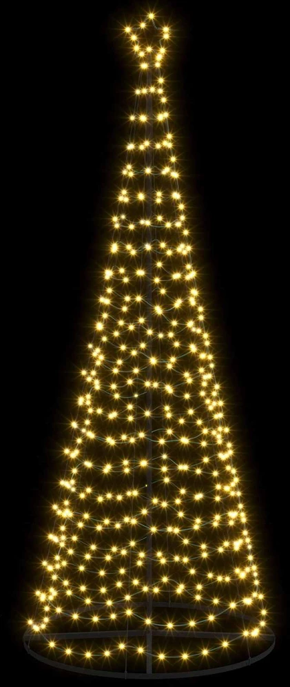 LED spiralinė Kalėdų eglutė su pagrindu EKENAS 250 cm 370 LED