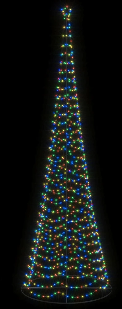 LED spiralinė Kalėdų eglutė su pagrindu EKENAS 500 cm 868 LED