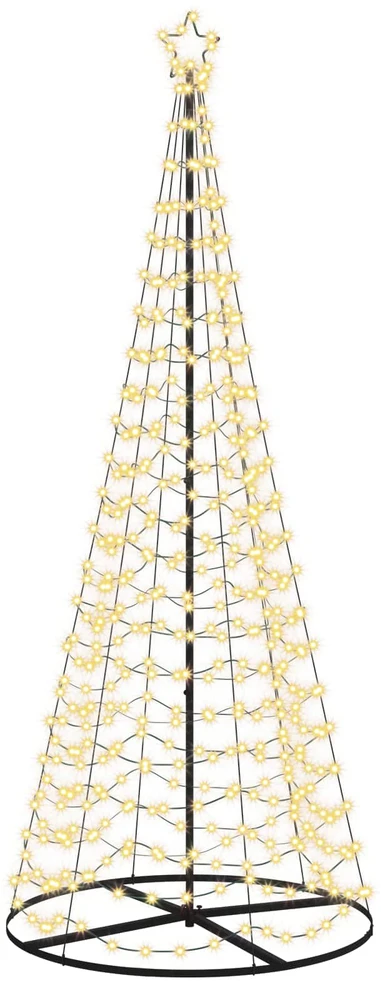 LED spiralinė Kalėdų eglutė su pagrindu EKENAS 250 cm 370 LED