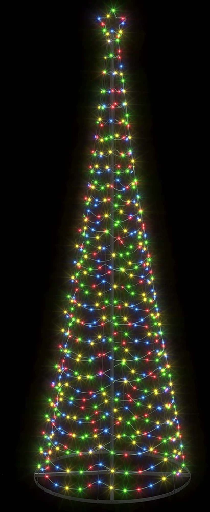 LED spiralinė Kalėdų eglutė su pagrindu EKENAS 300 cm 475 LED
