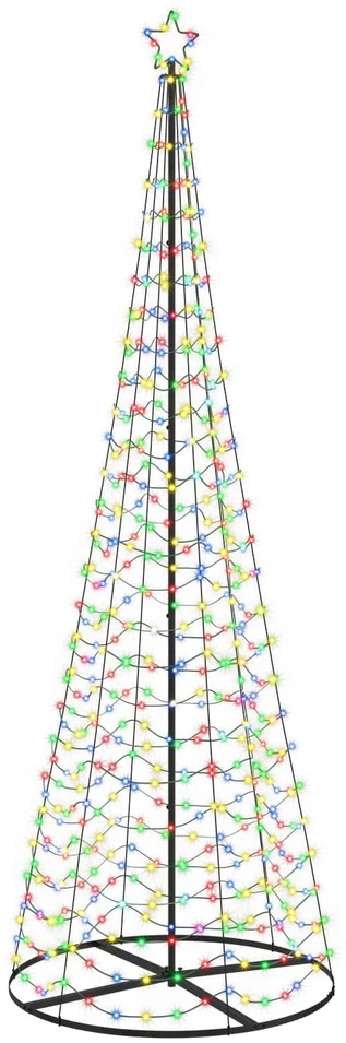 LED spiralinė Kalėdų eglutė su pagrindu EKENAS 300 cm 475 LED