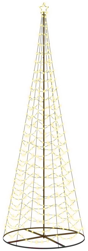 LED spiralinė Kalėdų eglutė su pagrindu EKENAS 400 cm 588 LED