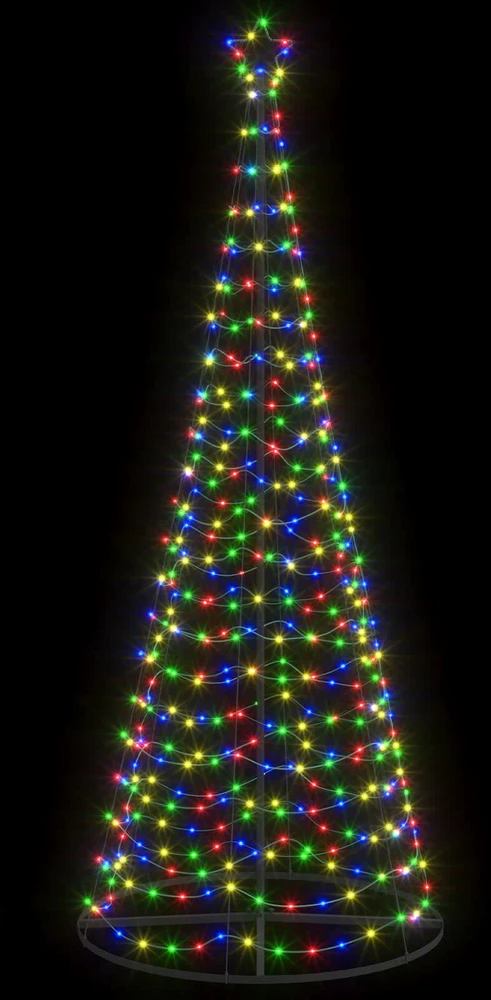 LED spiralinė Kalėdų eglutė su pagrindu EKENAS 250 cm 370 LED