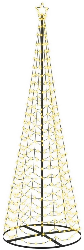LED spiralinė Kalėdų eglutė su pagrindu EKENAS 300 cm 475 LED