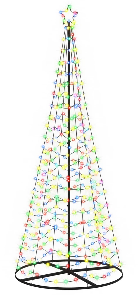 LED spiralinė Kalėdų eglutė su pagrindu EKENAS 250 cm 370 LED