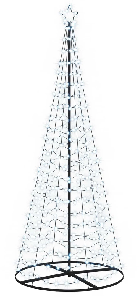 LED spiralinė Kalėdų eglutė su pagrindu EKENAS 250 cm 370 LED