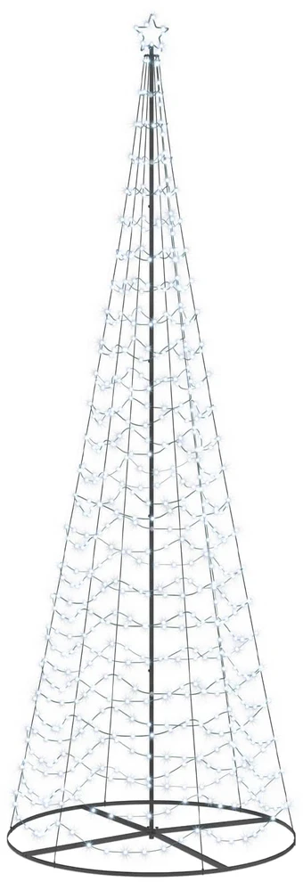 LED spiralinė Kalėdų eglutė su pagrindu EKENAS 400 cm 588 LED