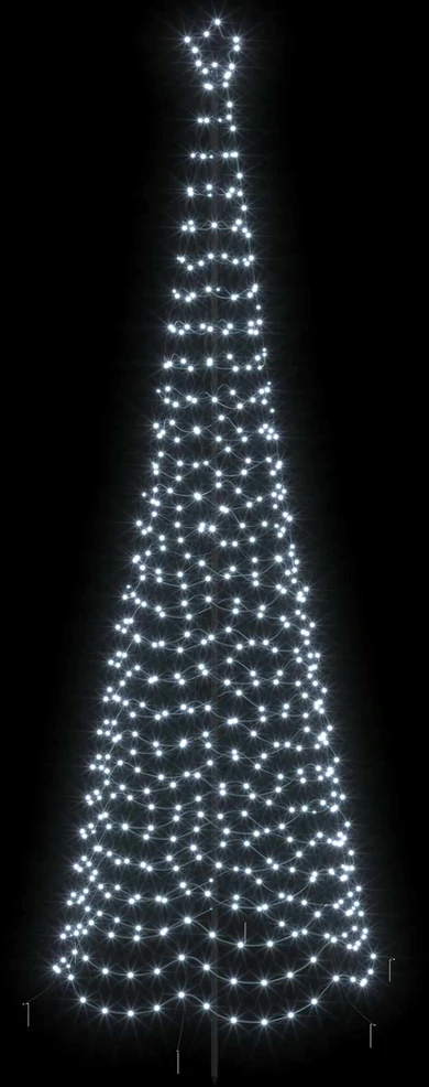 LED spiralinė Kalėdų eglutė su smaigu EKENAS 300 cm 475 LED
