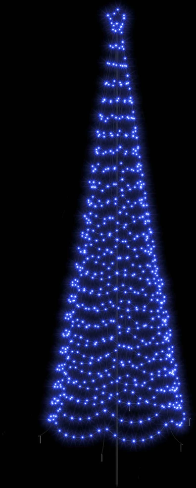 LED spiralinė Kalėdų eglutė su smaigu EKENAS 400 cm 588 LED