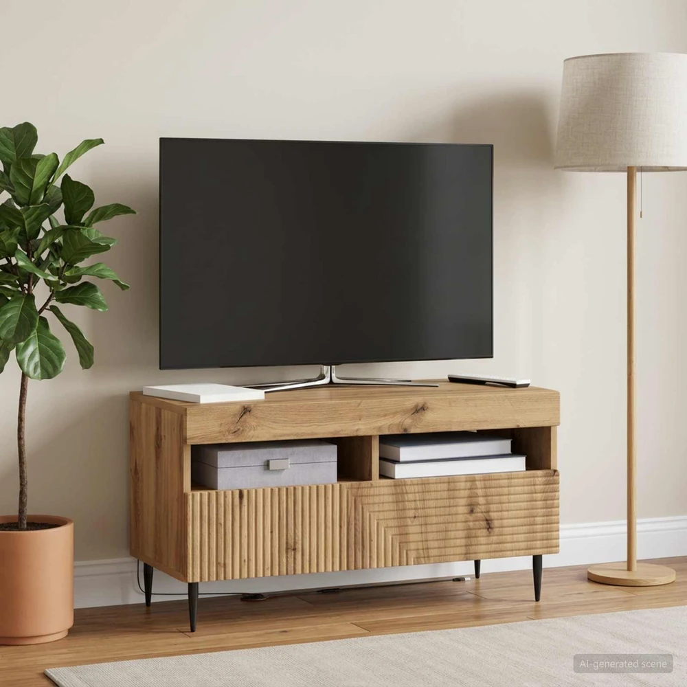 TV staliukas LED televizoriaus spintelė HAARLEM 81 x 35 x 43 cm
