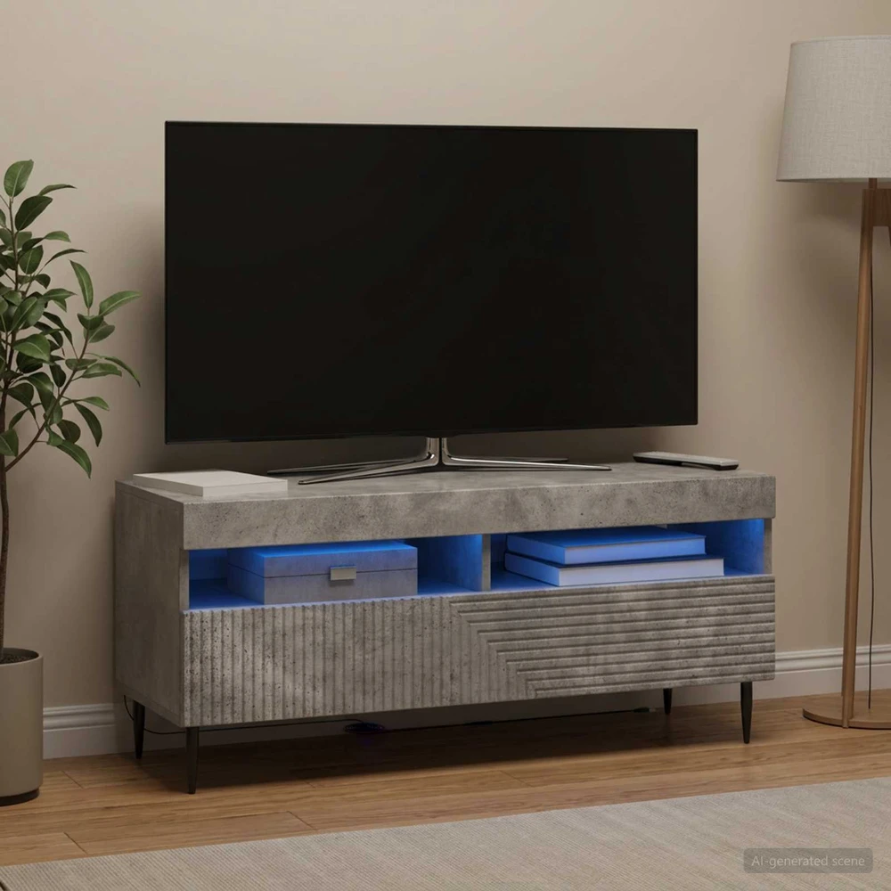 TV staliukas LED televizoriaus spintelė HAARLEM 100 x 35 x 43 cm