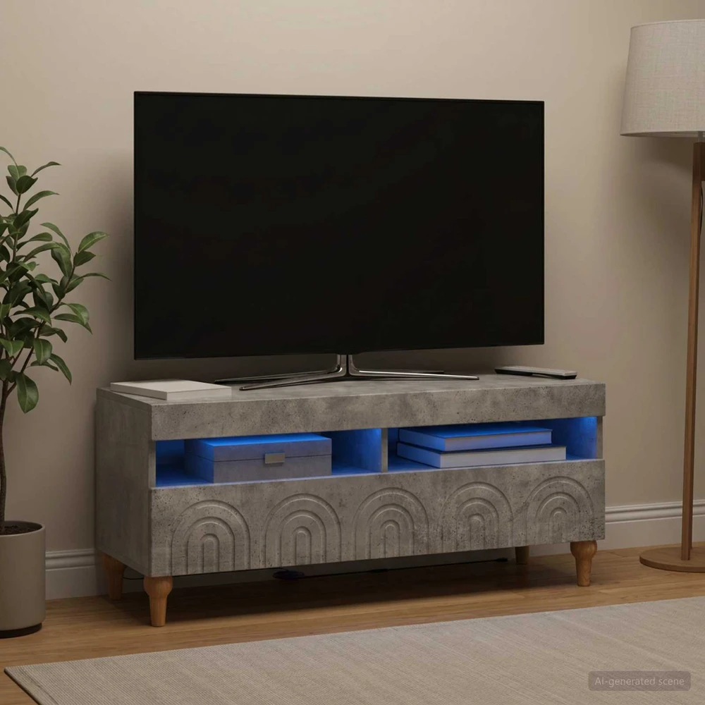 TV staliukas LED televizoriaus spintelė ALKMAAR 100 x 35 x 43 cm