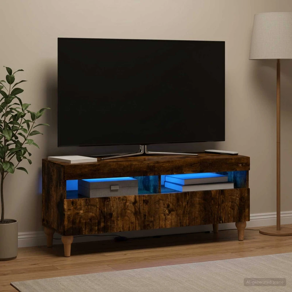 TV staliukas LED televizoriaus spintelė ALKMAAR 100 x 35 x 43 cm