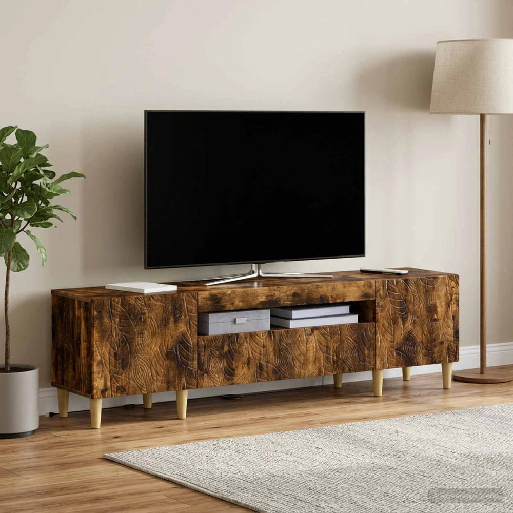 TV staliukas LED televizoriaus spintelė DELFT 153 x 35 x 43 cm