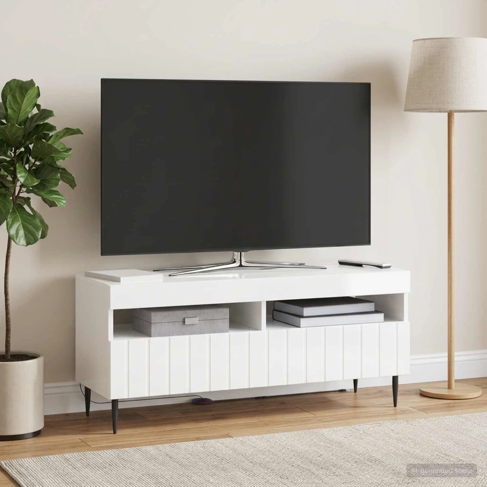 TV staliukas LED televizoriaus spintelė ZWOLLE 100 x 35 x 43 cm