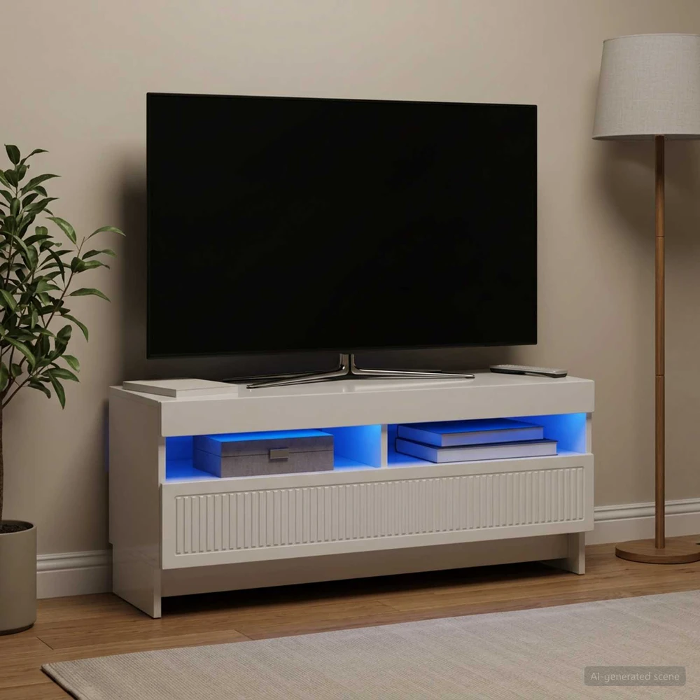 TV staliukas LED televizoriaus spintelė EDE 100 x 35 x 43 cm