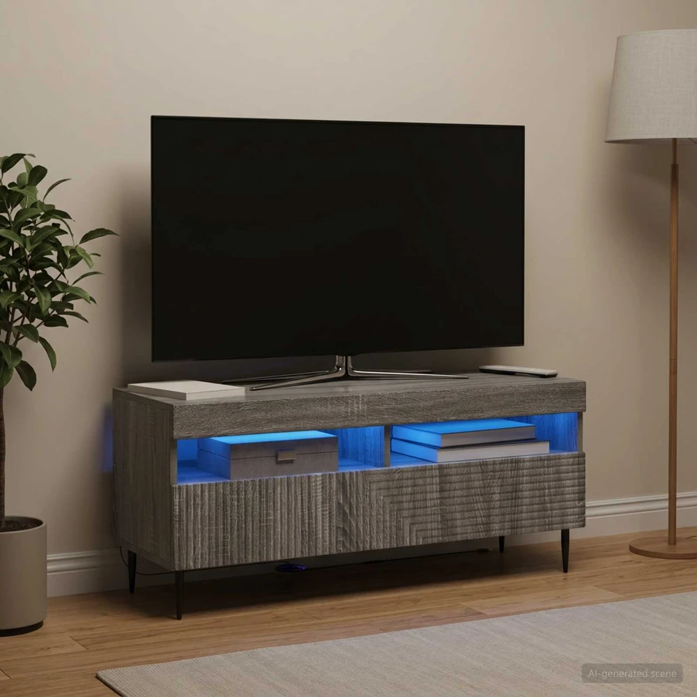 TV staliukas LED televizoriaus spintelė HAARLEM 100 x 35 x 43 cm