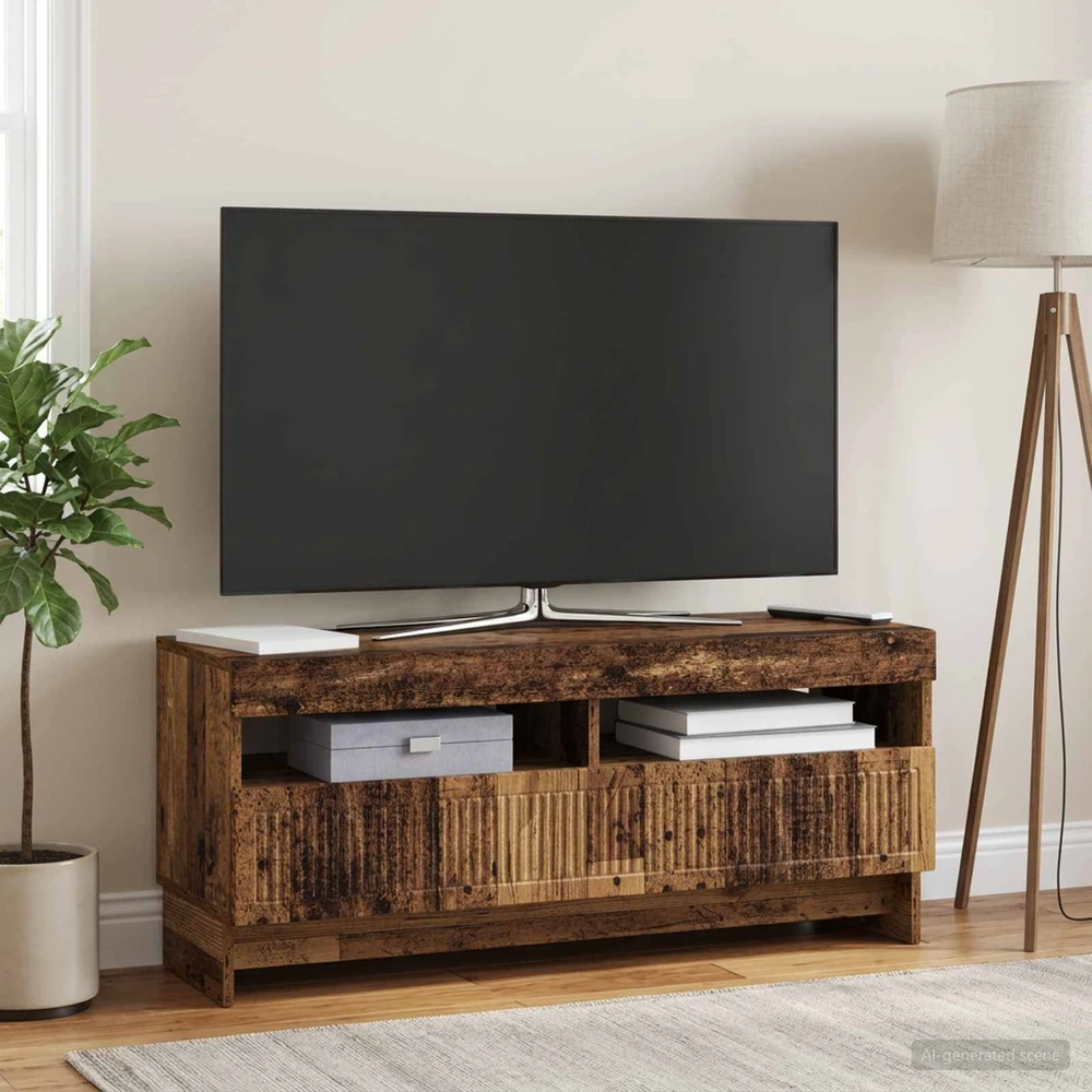 TV staliukas LED televizoriaus spintelė Sendintos medienos Apdirbta mediena