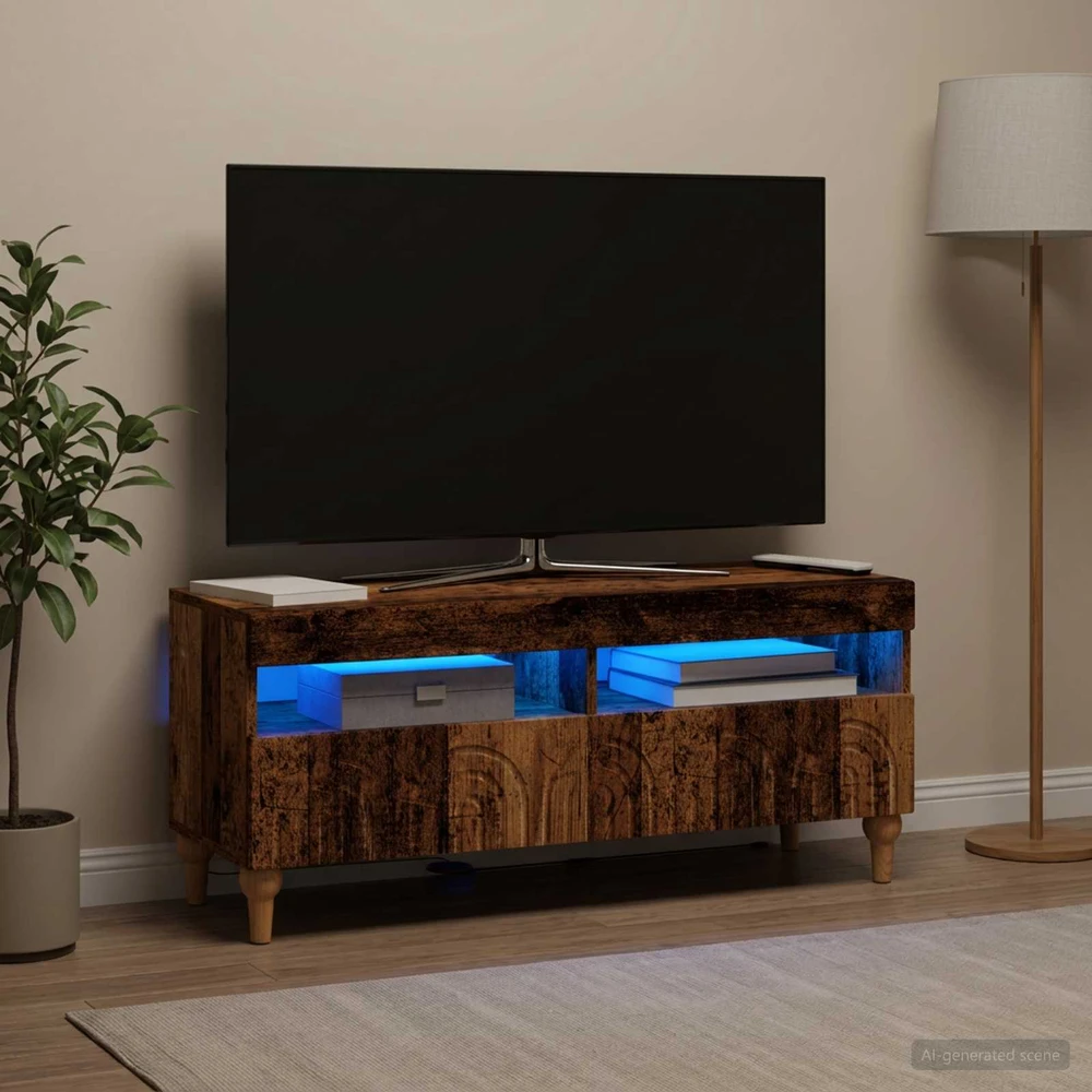 TV staliukas LED televizoriaus spintelė ALKMAAR 100 x 35 x 43 cm
