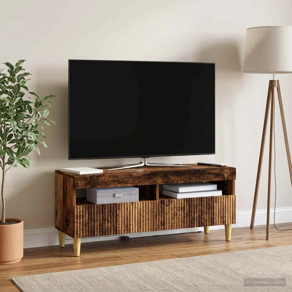 TV staliukas LED televizoriaus spintelė Sendintos medienos Apdirbta mediena