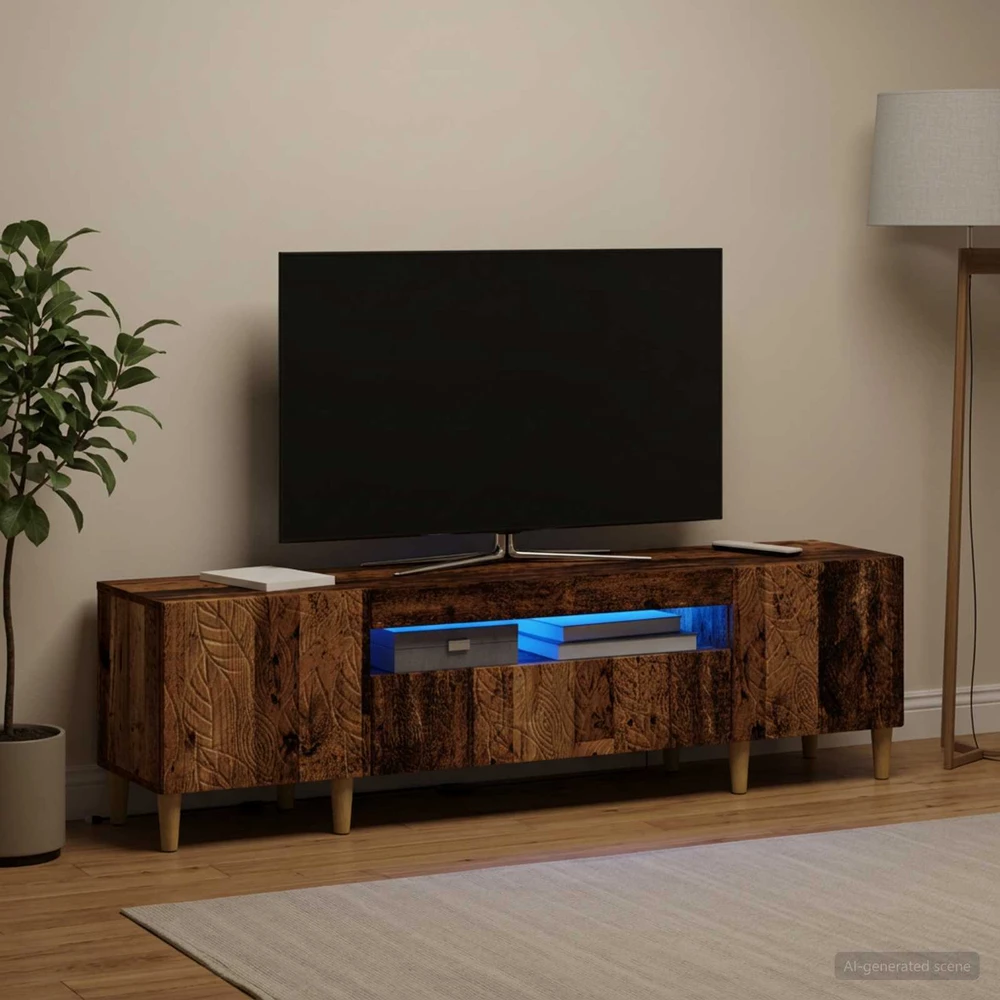 TV staliukas LED televizoriaus spintelė DELFT 153 x 35 x 43 cm