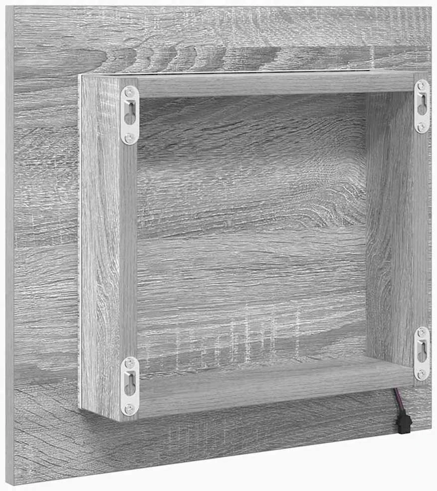 LED vonios veidrodis Pilkas Sonoma 40 x 37 x 8.5 cm