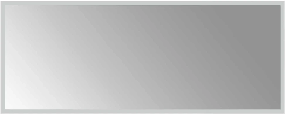 LED vonios veidrodis Skaidrus 100 x 40 cm grūdintas stiklas