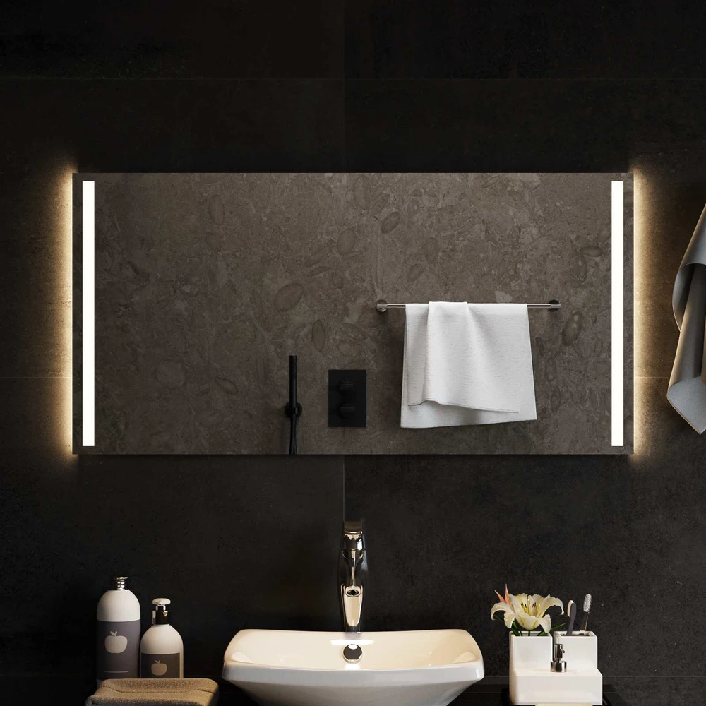 LED vonios veidrodis Skaidrus 100 x 50 cm grūdintas stiklas
