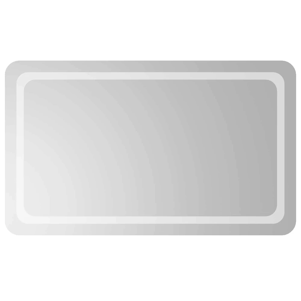 LED vonios veidrodis Skaidrus 100 x 60 cm grūdintas stiklas