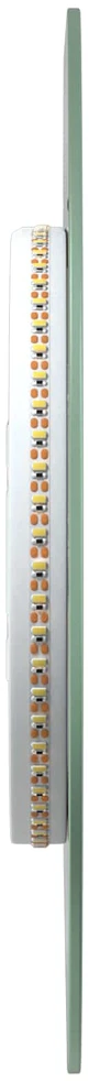 LED vonios veidrodis Skaidrus Ø 30 cm grūdintas stiklas